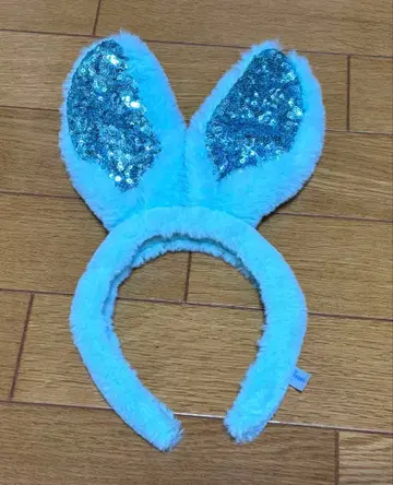 디즈니 스팽글 머리띠 부활절 스카이블루