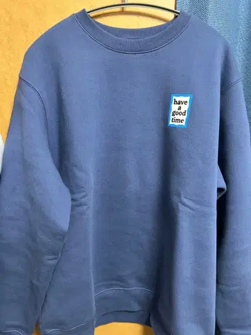 have a good time 맨투맨 L 블루