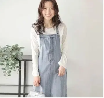 데님 살로펫 스트레이트컷