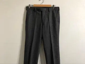 vintage 구제 의류 남성용 슬랙스 레트로 차콜