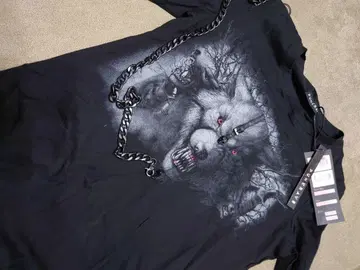 PUNK RAVE 블랙 T셔츠 XL