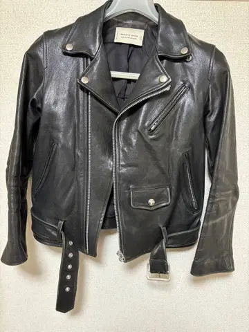 Beautiful people 가죽 더블 라이더 자켓 150