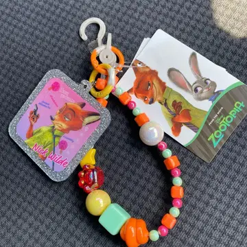 시마무라 주토피아2 닉 와일드 키홀더 거울 참