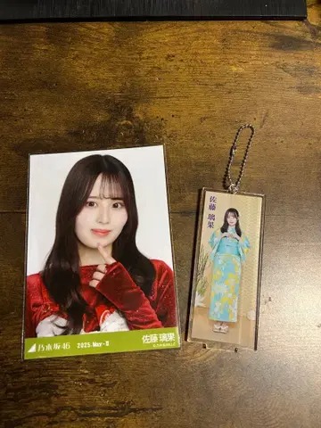 노기자카46 사토 리카 브로마이드 키링