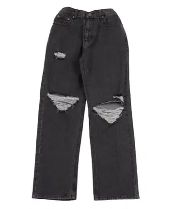 PUNYUS 데미지 레귤러 데님 팬츠 사이즈 3