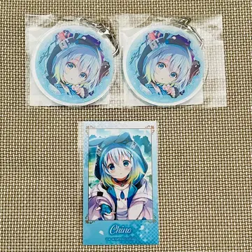 [주문토끼] 제비뽑기당 C상, 미니 브로마이드 치노 세트