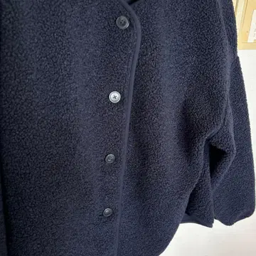 선착순 1명 유니클로 따뜻한 보아 플리스 가디건 여성용 네이비 L