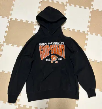 그립스와니 로고 자수 후드티 블랙 XL