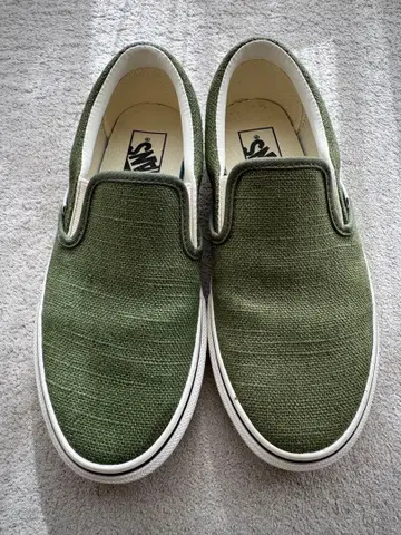 VANS 슬립온 올리브 그린