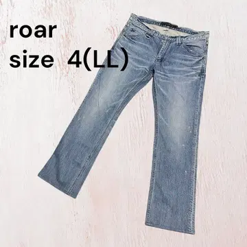 roar 스트레이트 데님 팬츠 4(LL) 히게 허니컴 스와로브스키