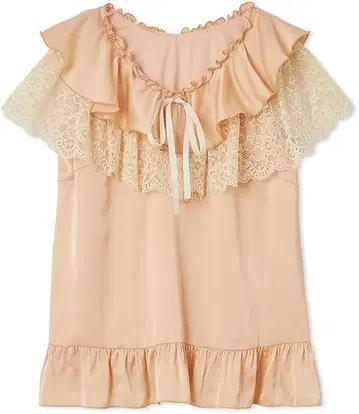 [스나이델 홈] 레이스 프릴 상의 SHFT252074