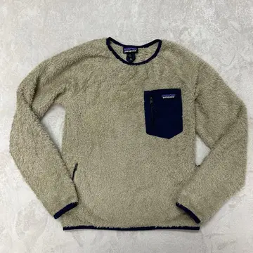 새상품급 patagonia 플리스 자켓 S 베이지/네이비