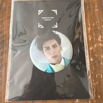 종현 캔뱃지 CRAZY 공식 굿즈 SHINee 2