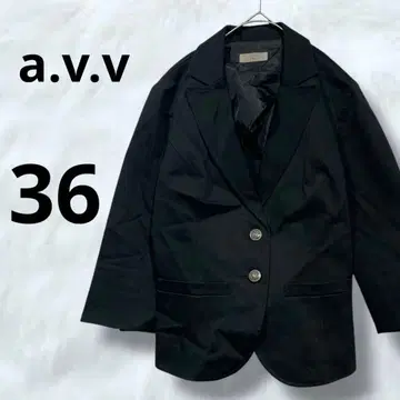 a.v.v DENIM 36 테일러 자켓 아우터 이토킨 7부 소매
