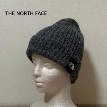 새상품급 THE NORTH FACE 니트 모자 그레이