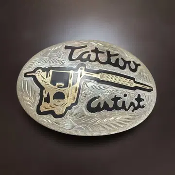 레어템 버클 Tattoo artist belt buckle