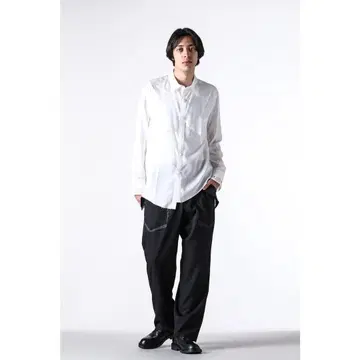 sulvam(설밤) 더블 칼라 스티치 디자인 셔츠