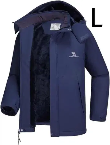 마운틴 후드티 남성용 윈드 브레이커 마운틴 자켓 블루 L