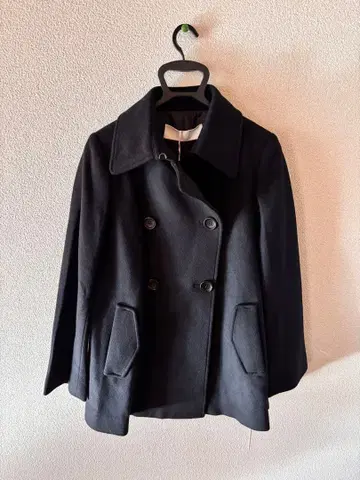 울 피코트 블랙 BLACK by MOUSSY 아우터