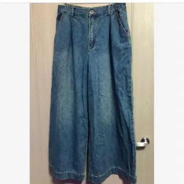 오샤레 워커 n'OrLABEL 와이드 팬츠 데님