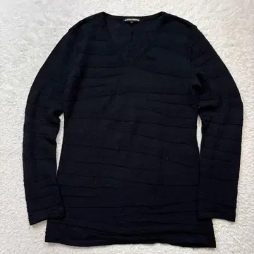 5351 POUR LES HOMMES 풀옴 시스루 니트 V넥 니트