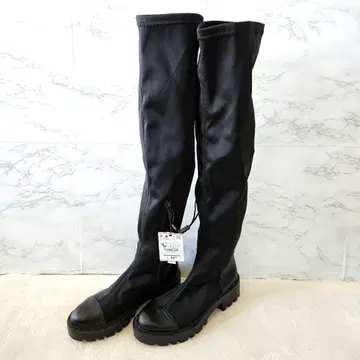 [ 미사용 새상품 ] 택 포함 자라 롱 부츠 사이즈 35