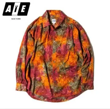 [ AiE ] 페인터 셔츠 - 애브스트랙트 프린트 M