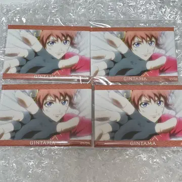 은혼 THE FINAL 사각형 캔뱃지 카구라 4개 세트