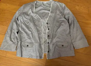 일본제 긴팔 가디건 반팔 T셔츠 앙상블 S