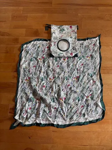 BARAKURA 꽃무늬 스톨 대형 슈즈 케이스