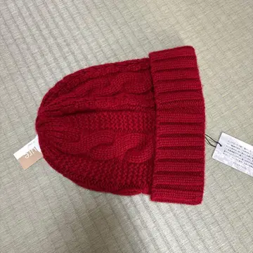 맥시 튤 니트 모자 캐시미어 케이블 짜임 비니 모자