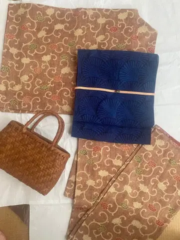 코몬 기모노 귀여운 당초