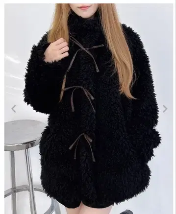 INGNI 리본 포함 코트 3색 전개