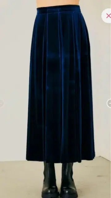 엔폴드 벨로아 롱 스커트