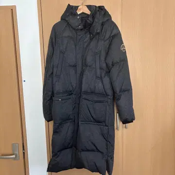 LISTA ALISTAR 후드 부착 롱 다운 자켓 M 사이즈 그레이