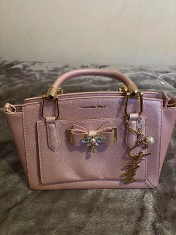 사만사 베가 핑크 핸드백