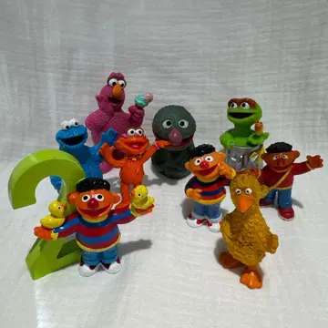 세서미 스트릿 피규어 세트 9개 세트