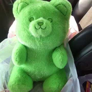 초대형 그린 라메 믹스 곰 봉제 인형
