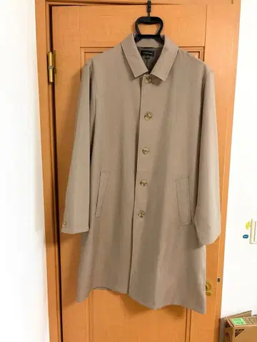 CONFIRM 남성용 베이지 롱 코트 L 사이즈