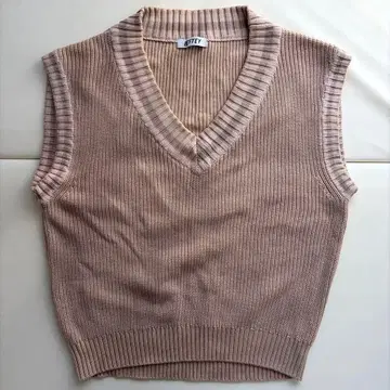BETTEY 베이지 V넥 니트 베스트