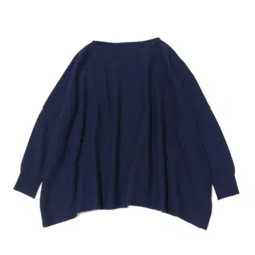 뮤즈 드 두지엠 클라세 fluffy 보트 와이드 풀오버 네이비