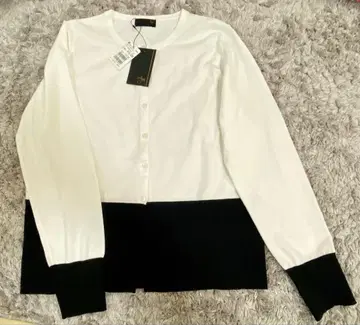 Aga 긴팔 가디건 화이트