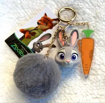 새상품 시마무라 주토피아 주디 팝 입체 참 키링