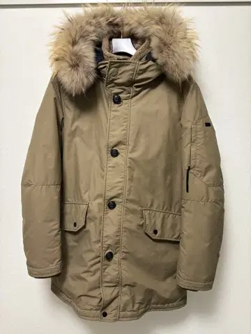 [새상품급] DUNO 듀노 다운 자켓 베이지 롱 기장 사이즈 44