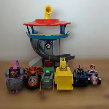 퍼피 구조대 퍼피 스테이션 미니카 6대 세트