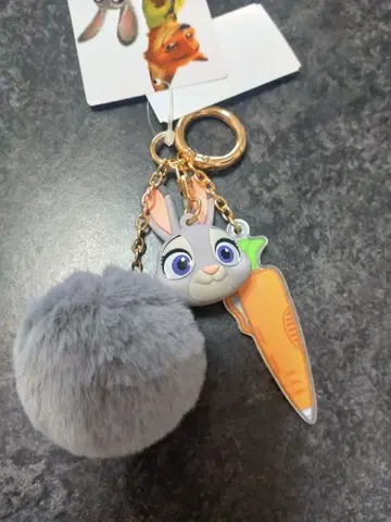 주토피아 주디 팝스 입체 참 키링