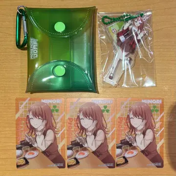 프로세카 스시로 하나사토 미노리 클리어 카드 멀티 파우치