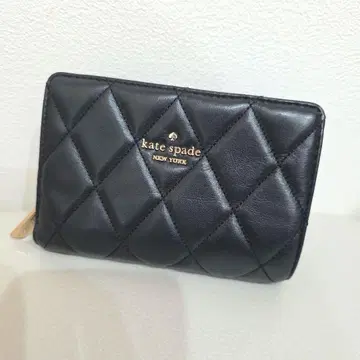 kate spade 케이트 스페이드 블랙 이단 접이식 지갑 새상품급