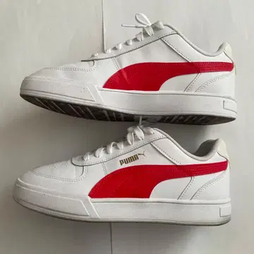 [새상품급] PUMA 스니커즈 화이트/레드