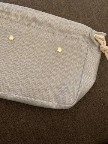 하운드 투스 드로우 스트링 파우치